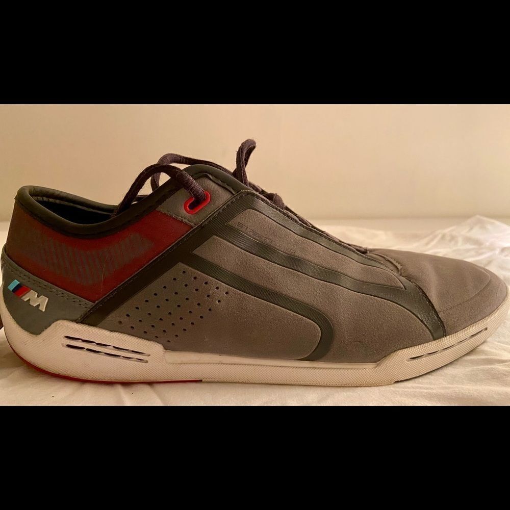 Puma BMW Driving Shoes Sz 9 M Series Gray St EC